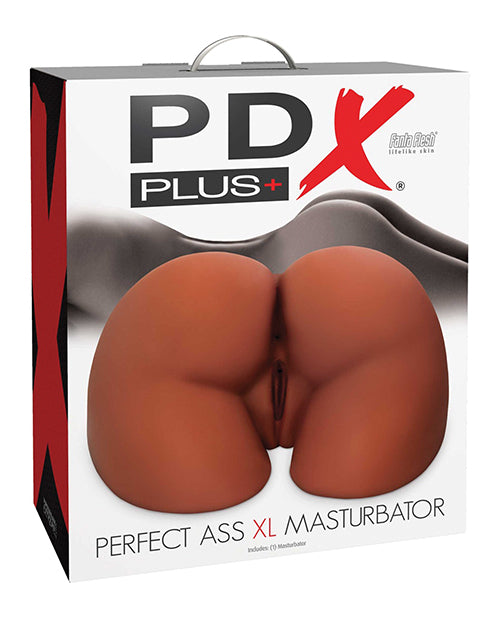 PDX Brands RD617-29 Perfect Ass XL Masturbator, Brown TPE, 11-inch canal