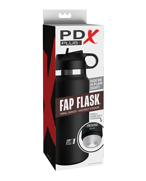 PDX Brands RD629-20 Plus Fap Flask Stroker, Frosted/Black