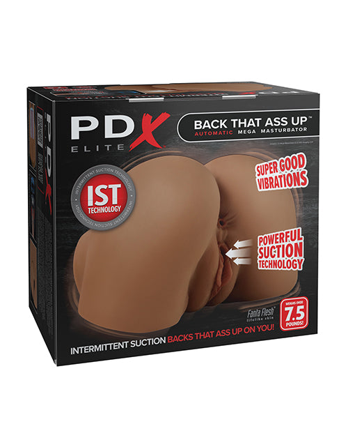PDX Brands RD631-29 Elite Back That Ass Up Automatic Mega Masturbator, Brown