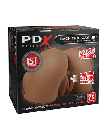 PDX Brands RD631-29 Elite Back That Ass Up Automatic Mega Masturbator, Brown