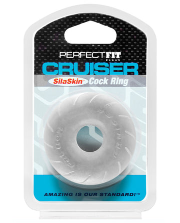Perfect Fit SilaSkin Cruiser Ring, Opaque White, Ultra-Stretchy