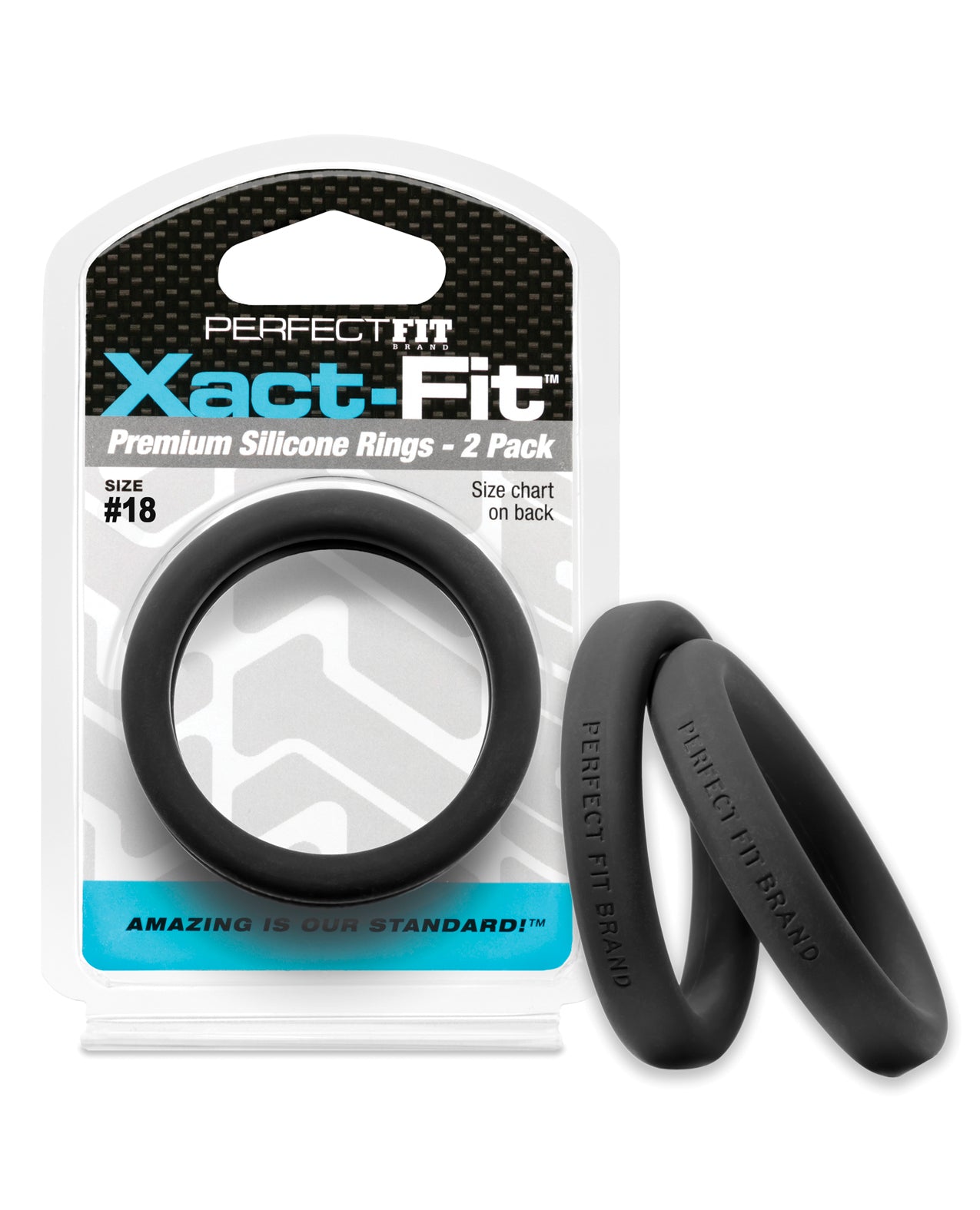 Perfect Fit Brand CR-81B Xact Fit #18 Silicone Ring, 1.8 Inch Diameter