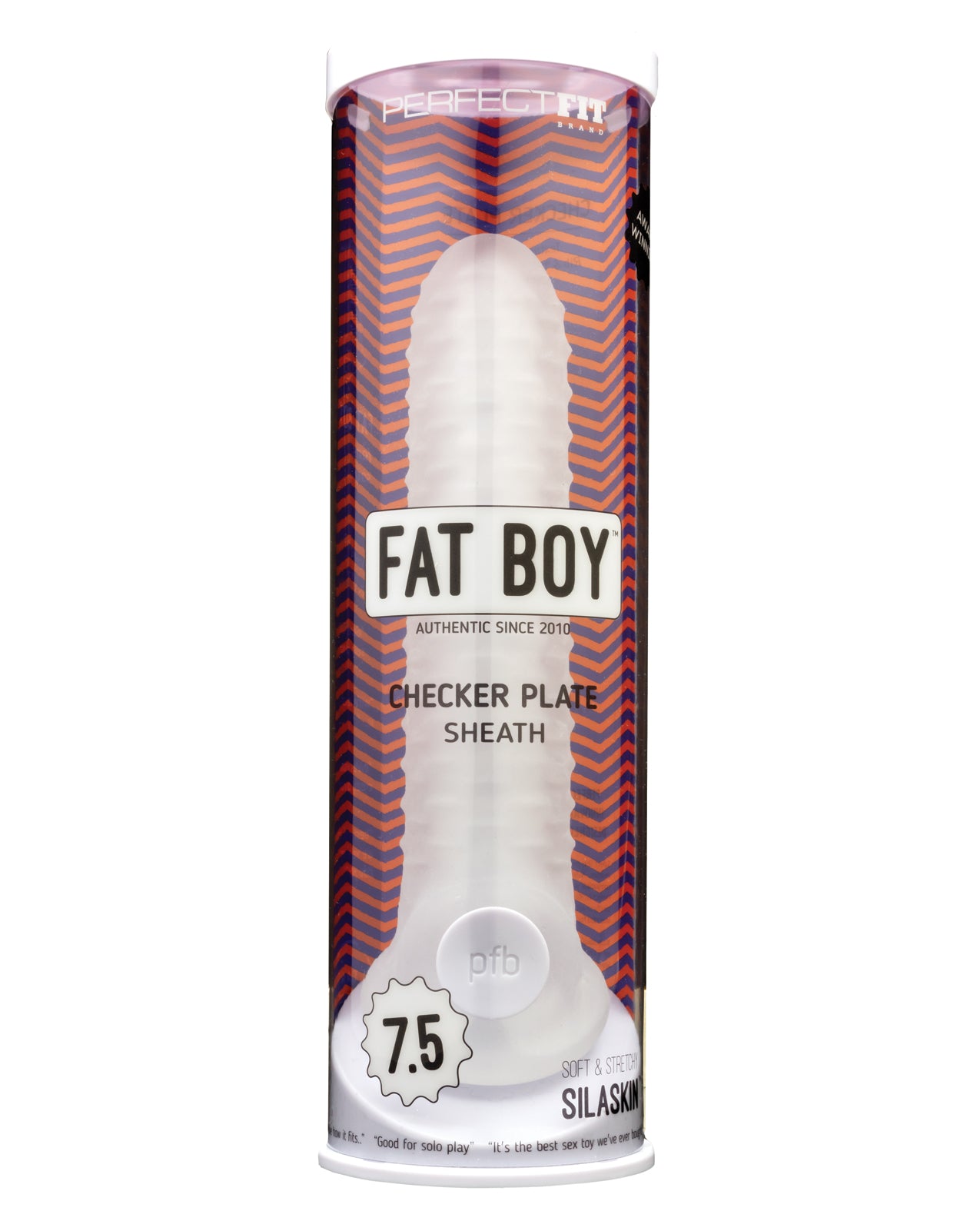 Perfect Fit Brand CS-22C Fat Boy 7.5 inch Sheath, Clear