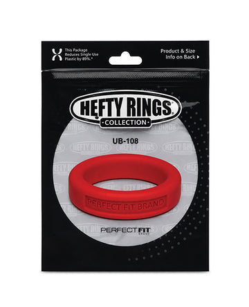 Perfect Fit Silicone Stretch Ring, 1.4 in., Red