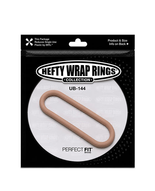 Perfect Fit Hefty Wrap Ring, 9 in., Silicone, White
