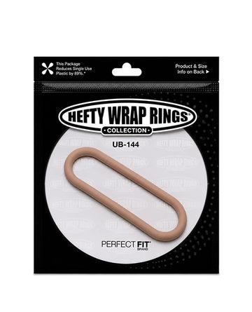 Perfect Fit Hefty Wrap Ring, 9 in., Silicone, White