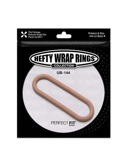 Perfect Fit Hefty Wrap Ring, 9 in., Silicone, White