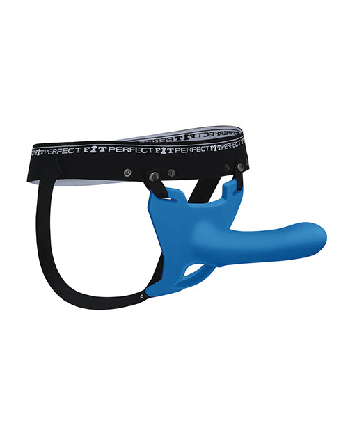 Perfect Fit ZR-049 Zoro Strap-On, 5.5" Blue Silicone