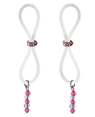 PHS International BDN912C Nipple Halos Pink Gem Slider, Pink/Clear