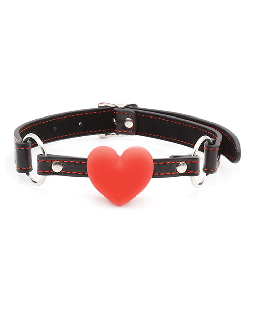 Plesur PCBD1182 Heart Ball Gag, Black