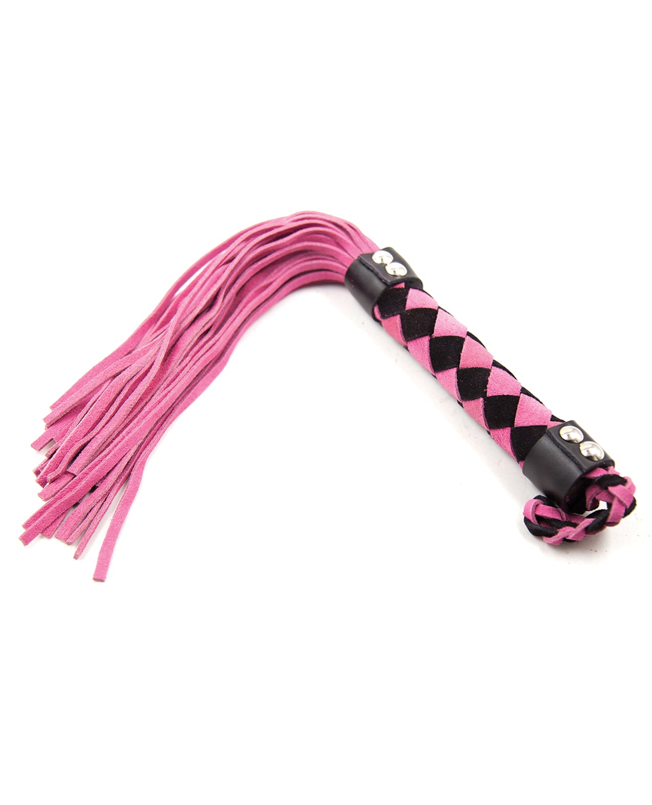 Plesur PC75010P Leather Flogger, 15.5 Inch, Pink