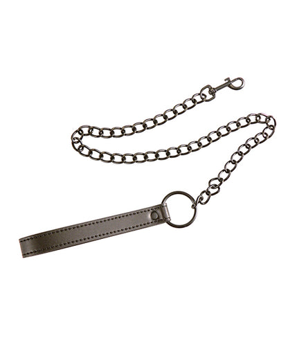 Plesur PVC Leash, Black