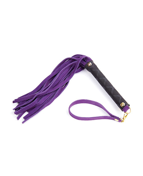 Plesur PC75002PP Mini Leather Flogger, Purple