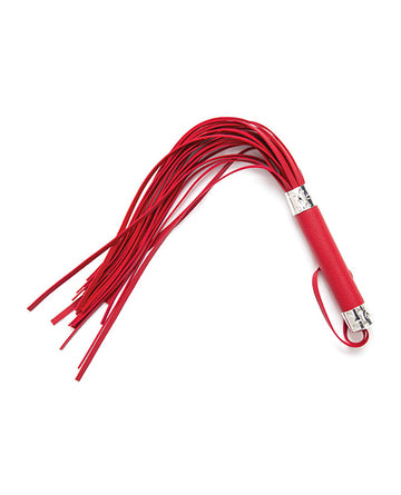 Plesur PC75015R 18" Vegan Leather Flogger, Red