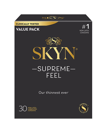 Paradise Marketing 00136 SKYN Supreme Feel Condoms, Pack of 30