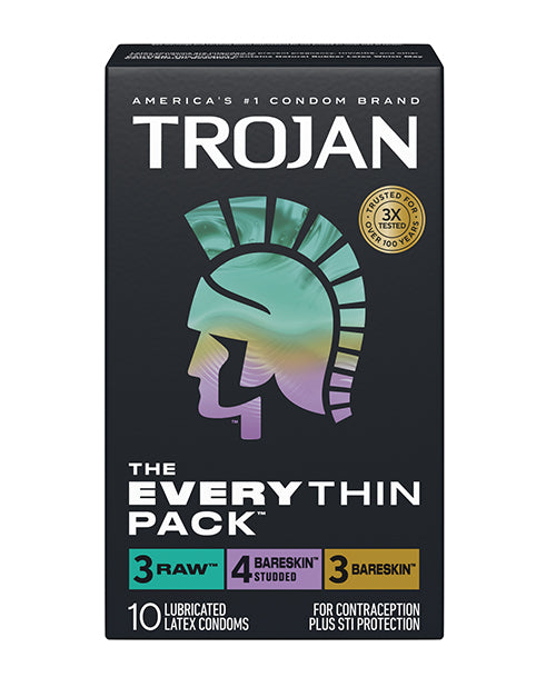 Paradise Marketing 00154 Trojan BareSkin Variety Pack Condoms, Thin Latex