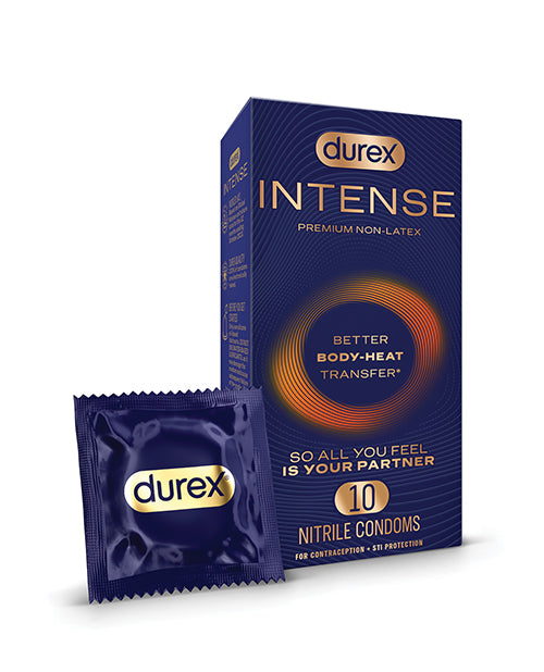 Durex 99575 Intense Nitrile Condoms, Pack of 10