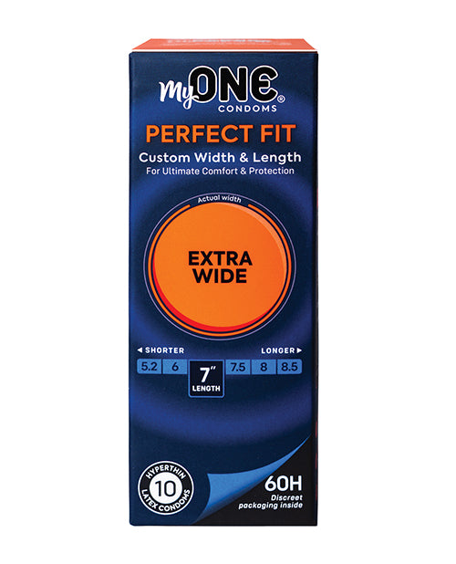 Paradise Marketing MYP60H10 My One Extra Wide Condoms, Pack of 10