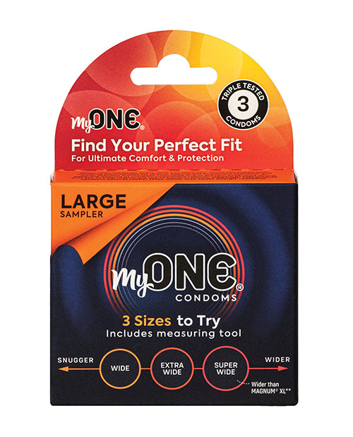 Paradise Marketing MYS043 MyONE Custom Fit Condoms, Latex, 52 Sizes