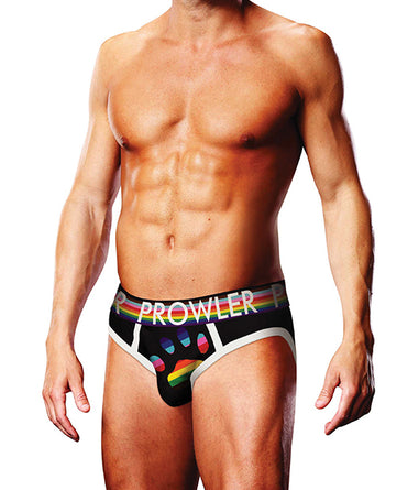 Prowler Oversized Paw Brief, Black, Small – Pride Progress Design