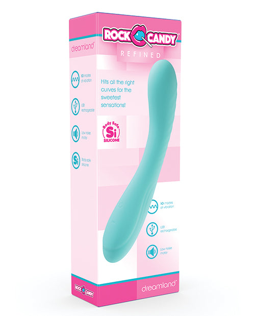 Rock Candy Toys RC-RFDL-101 Dreamland G Spot Vibrator, Blue Silicone