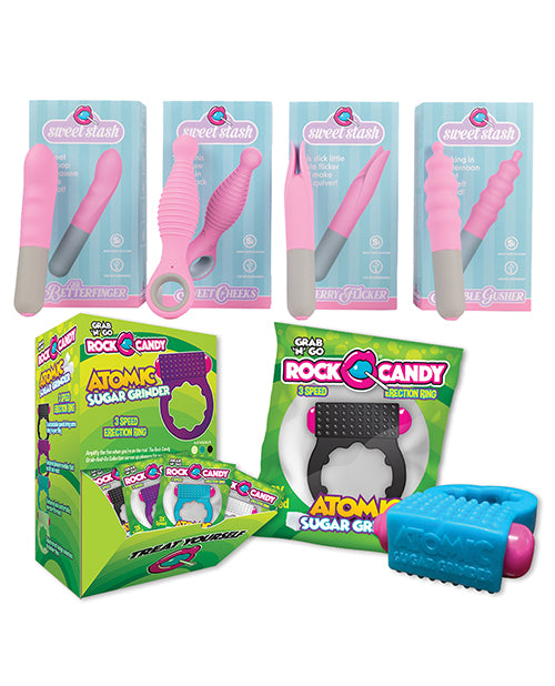Rock Candy Toys Sweet Stash Starter Bundle Grab-n-Go, Body-Safe Silicone