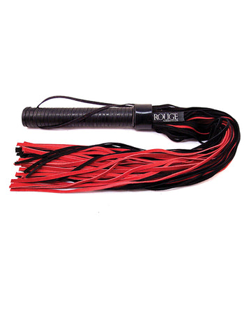Rouge Garments Suede Flogger, Black/Red – 450g, UK Crafted