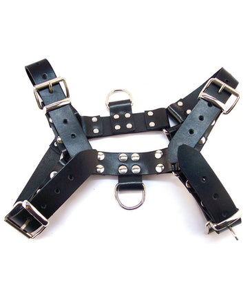 Rouge Over the Head Harness, Medium – Genuine Leather, Made in UK