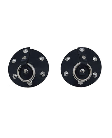 Rouge Garments Black Studded Nipple Covers