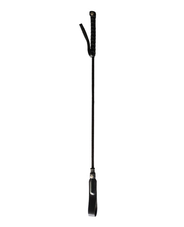 Rouge Garments Ltd RCR1168-BK Long Riding Crop Slim Tip, Black