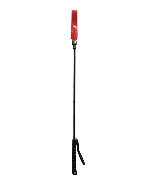 Rouge Garments Ltd RCR1168-RD Long Riding Crop Slim Tip, Red, 24 inch