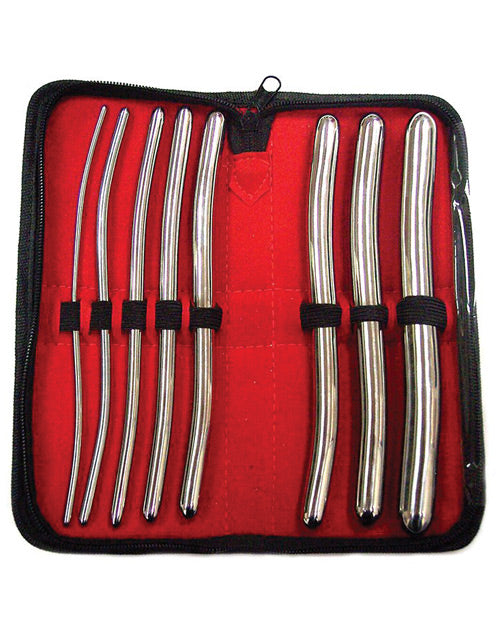 Rouge Group Ltd Hegar Dilator Set, 8-Piece Surgical Grade Stainless Steel
