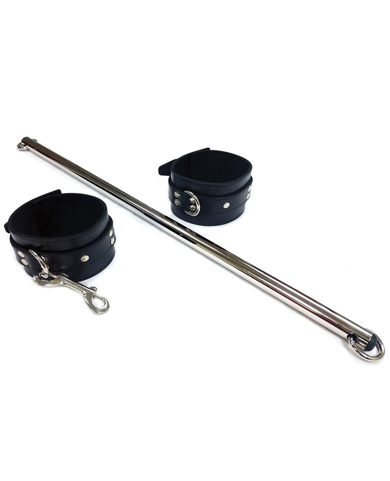 Rouge Garments Ltd Adjustable Stainless Steel Leg Spreader Bar, 24-38 Inch