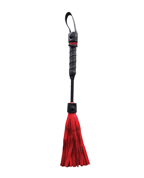 Rouge Garments Ltd RMF1019-RD Mini Leather Flogger, Red, 26cm, Genuine Leather
