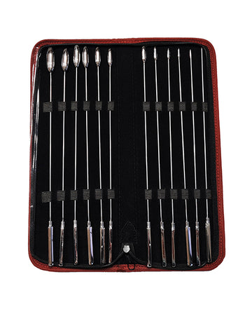 Rouge Garments Stainless Steel Rosebud Dilator Set, 12-Piece