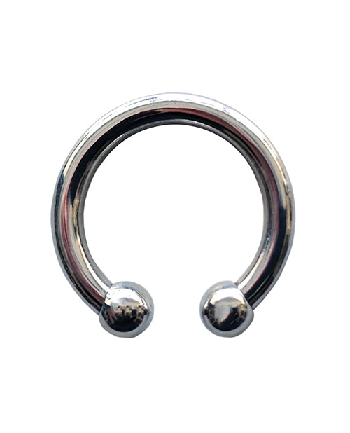 Rouge Garments Stainless Steel Horseshoe Cock Ring, 30mm – UK-Crafted