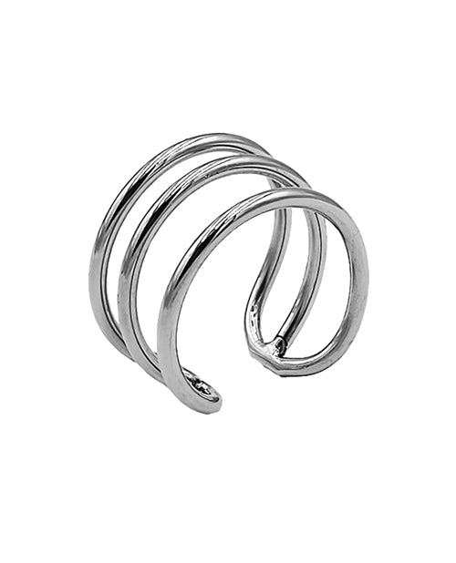 Rouge Garments Ltd RTWG109 Stainless Steel Triple Wire Glans Ring, 32 mm