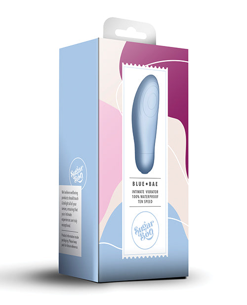 Rocks-Off 10BLUEBABL SugarBoo Blue Bae Vibrator, 10 Speeds, Waterproof