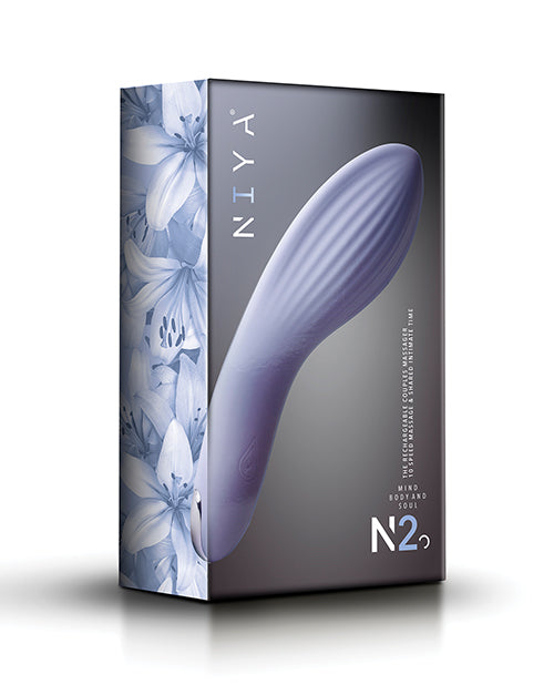 Rocks-Off 10NIYA2BURB NIYA 2 Couples Massager, Lilac, Silicone, 10 Functions