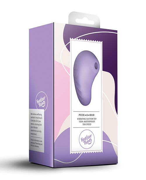 Rocks-Off 10PEEKLIL Sugar Boo Peek A Boo Vibrating Toy, Lilac Silicone