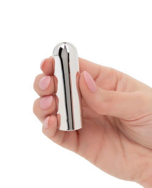 California Exotic Novelties Turbo Buzz Classic Rechargeable Bullet Stimulator, 10 Functions, Silver