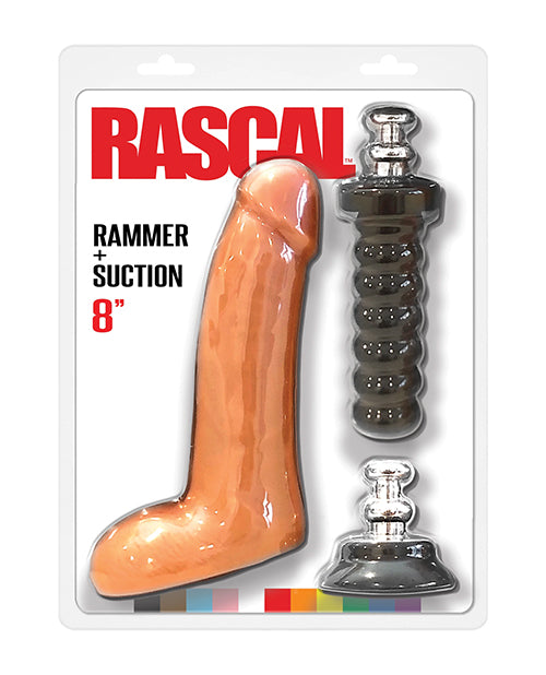 Rascal RT10044 Realistic 8-Inch Silicone Suction Toy