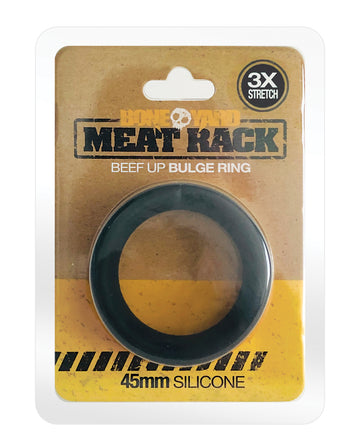 Rascal Video LLC BY0320 Boneyard Meat Rack Cock Ring, Black Silicone