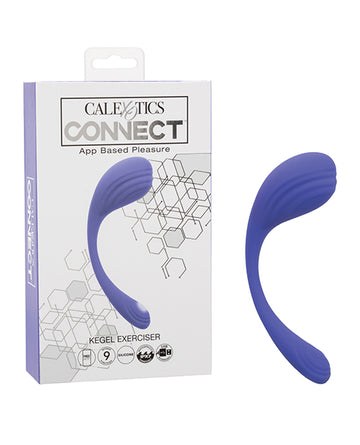 California Exotic Novelties SE-0001-10-3 App Kegel Exerciser, Blue Silicone