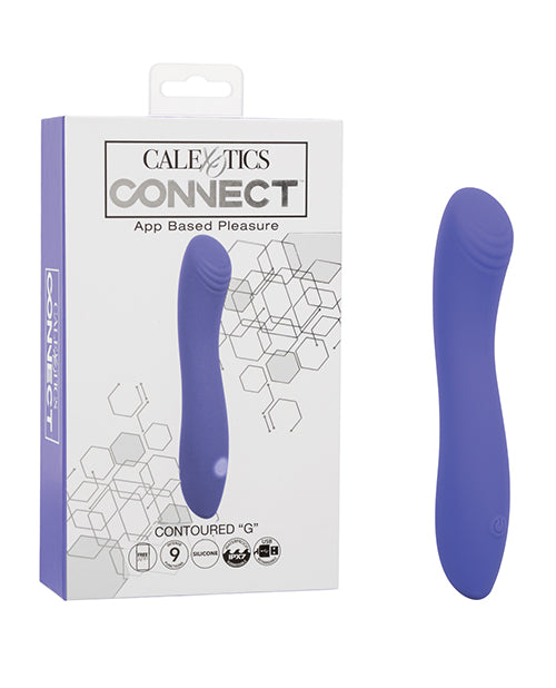 CalExotics Connect Contoured G Vibrator, App-Enabled & Rechargeable