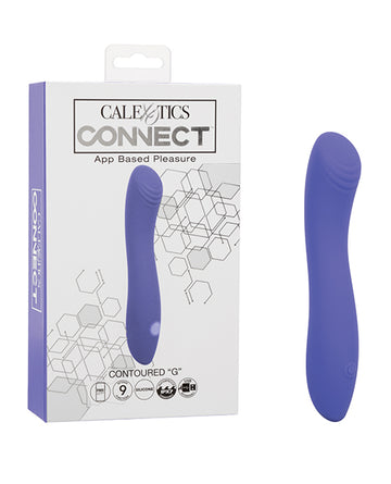 CalExotics Connect Contoured G Vibrator, App-Enabled & Rechargeable