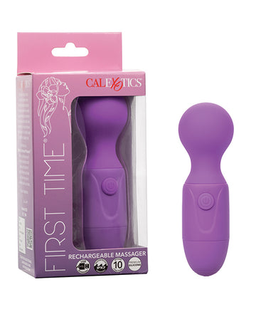 California Exotic Novelties First Time Rechargeable Massager, 10 Functions