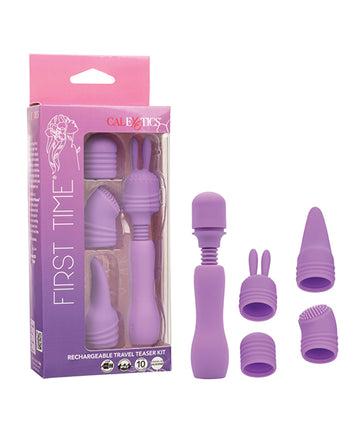 California Exotic Novelties SE-0003-12-3 Rechargeable Travel Teaser Kit - Purple