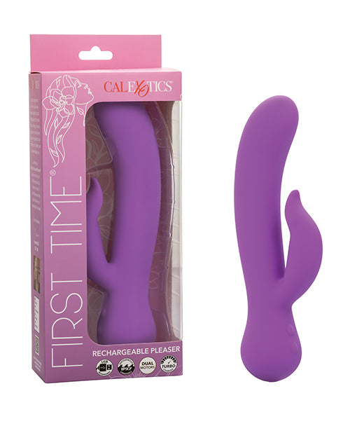 CalExotics First Time Rechargeable Pleaser, Purple - G-Spot Vibrator
