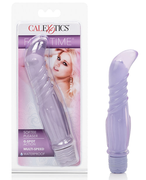 California Exotic Novelties First Time Softee Pleaser Purple G-Spot Vibrator